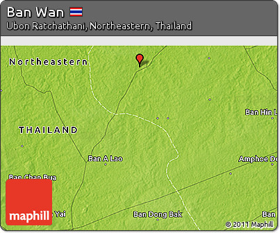 Physical 3D Map of Ban Wan