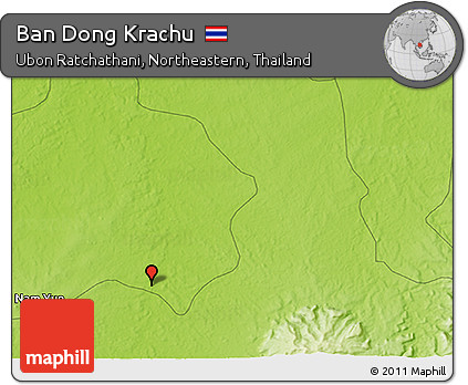 Physical 3D Map of Ban Dong Krachu
