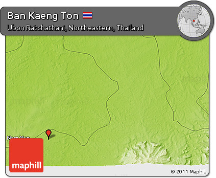 Physical 3D Map of Ban Kaeng Ton