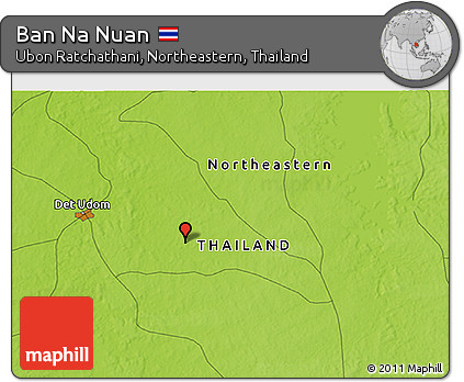 Physical 3D Map of Ban Na Nuan