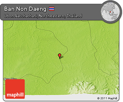 Physical 3D Map of Ban Non Daeng