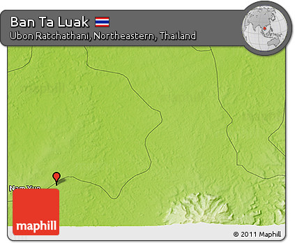 Physical 3D Map of Ban Ta Luak