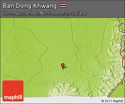 Physical 3D Map of Ban Dong Khwang