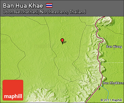 Physical 3D Map of Ban Hua Khae