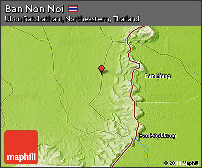 Physical 3D Map of Ban Non Noi