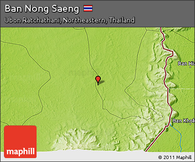 Physical 3D Map of Ban Nong Saeng