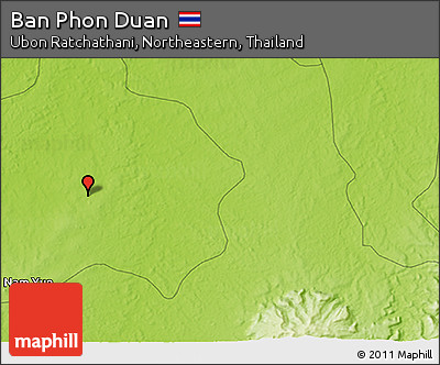 Physical 3D Map of Ban Phon Duan