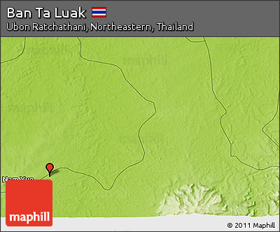 Physical 3D Map of Ban Ta Luak