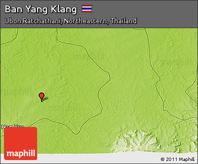 Physical 3D Map of Ban Yang Klang