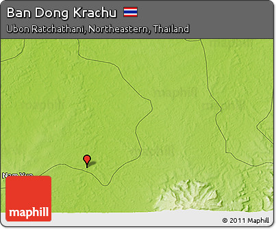 Physical 3D Map of Ban Dong Krachu