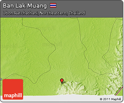 Physical 3D Map of Ban Lak Muang