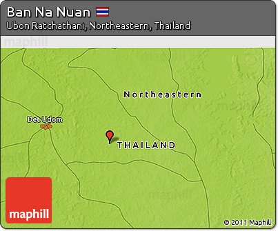 Physical 3D Map of Ban Na Nuan