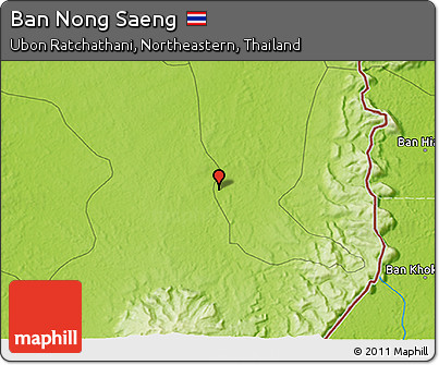 Physical 3D Map of Ban Nong Saeng