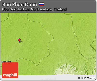 Physical 3D Map of Ban Phon Duan