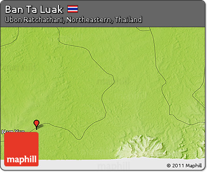 Physical 3D Map of Ban Ta Luak