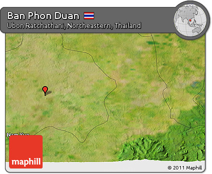 Satellite 3D Map of Ban Phon Duan