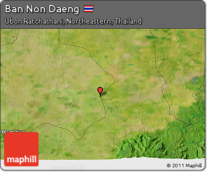 Satellite 3D Map of Ban Non Daeng