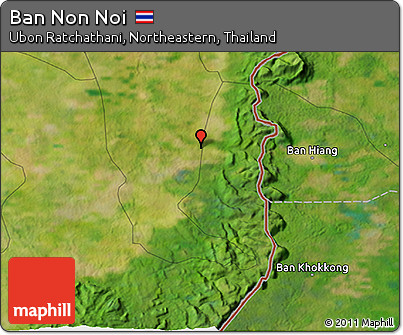 Satellite 3D Map of Ban Non Noi