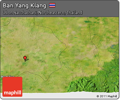 Satellite 3D Map of Ban Yang Klang