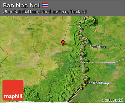 Satellite 3D Map of Ban Non Noi