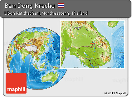 Physical Location Map of Ban Dong Krachu