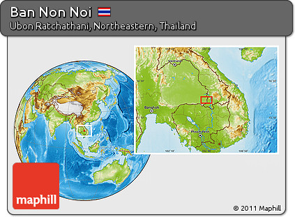 Physical Location Map of Ban Non Noi