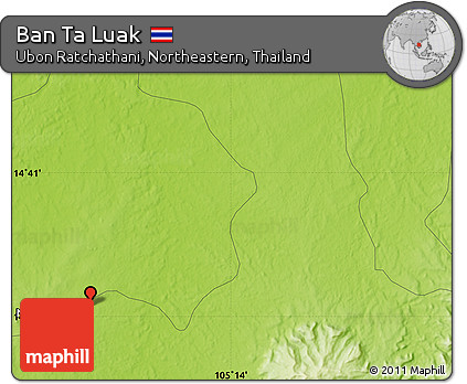 Physical Map of Ban Ta Luak