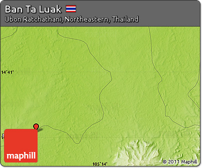 Physical Map of Ban Ta Luak