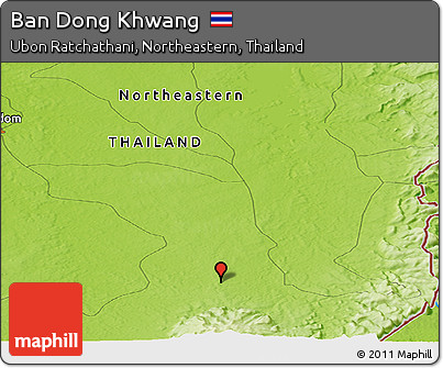 Physical Panoramic Map of Ban Dong Khwang