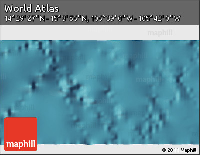 Satellite 3D Map of the Area around 14° 46' 42" N, 106° 10' 30" W