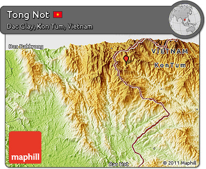 Physical 3D Map of Tong Not