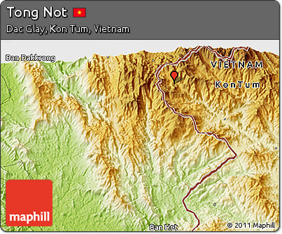 Physical 3D Map of Tong Not