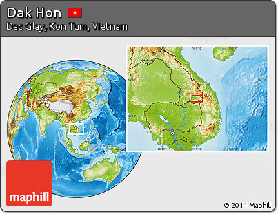 Physical Location Map of Dak Hon