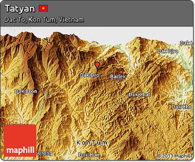Physical 3D Map of Tatyan