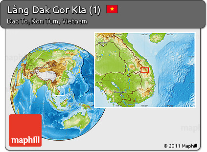 Physical Location Map of Làng Dak Gor Kla (1)