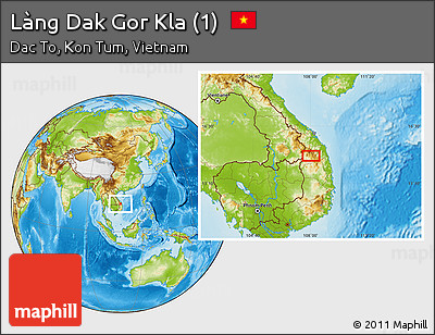Physical Location Map of Làng Dak Gor Kla (1)
