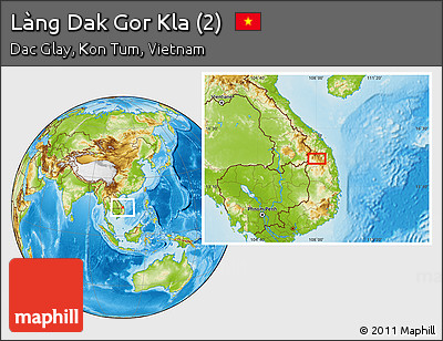 Physical Location Map of Làng Dak Gor Kla (2)