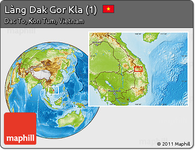 Physical Location Map of Làng Dak Gor Kla (1)