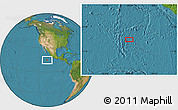 Satellite Location Map of the area around 14° 46' 42" N, 109° 34' 29" W