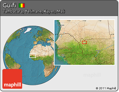 Satellite Location Map of Guifi