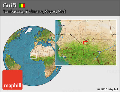 Satellite Location Map of Guifi