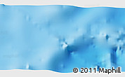 Physical 3D Map of the area around 14° 46' 42" N, 112° 16' 30" E