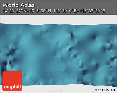 Satellite 3D Map of the Area around 14° 46' 42" N, 113° 7' 30" E