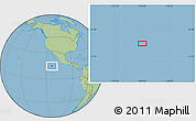 Savanna Style Location Map of the area around 14° 46' 42" N, 113° 49' 29" W