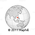 Outline Map of the Area around 14° 46' 42" N, 116° 31' 30" E, rectangular outline