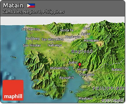 Satellite 3D Map of Matain