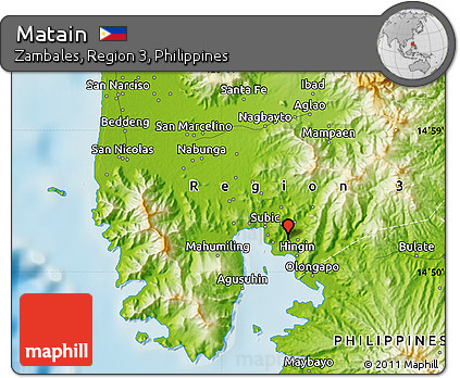 Physical Map of Matain
