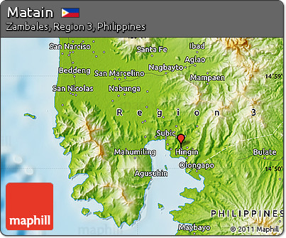 Physical Map of Matain