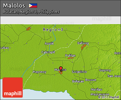 Physical 3D Map of Malolos