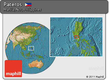 Satellite Location Map of Pateros